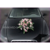 Voiture mariage bouquet Roses et orchidées - Rose
