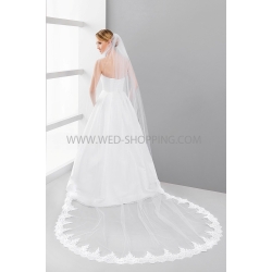 Voile dentelle mariage