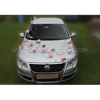 Decoration Voiture Mariage Invité PartyDeco Cœur Avec Ventouses Pour Décoration De Voiture De Mariage En Déco Voiture Pour Mariage