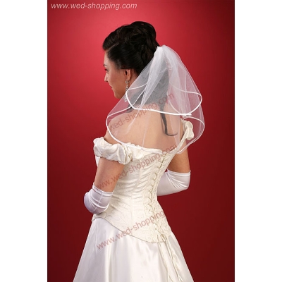 Voile de mariée court