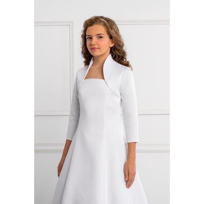 Boléro en satin  fille Première Communion