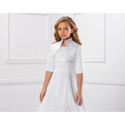 Boléro en satin  fille Première Communion