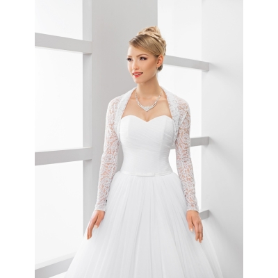 Bolero mariage élastique dentelle