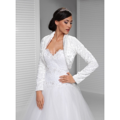 Bolero velours écrasé