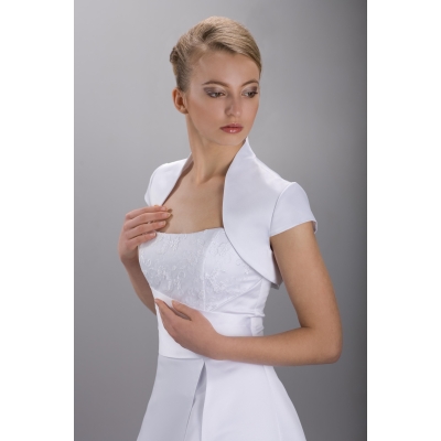 Boléro de mariée manche courte