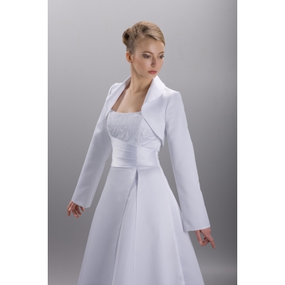 Boléro mariage satin