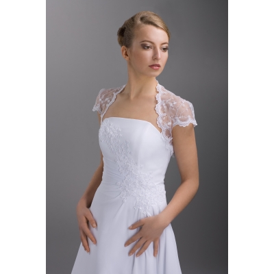 Bolero Mariage - dentelle broderie