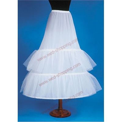 Le jupon 3 cerceaux 2 volants