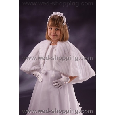 Fourrure Cape Fille 8-11 Ans