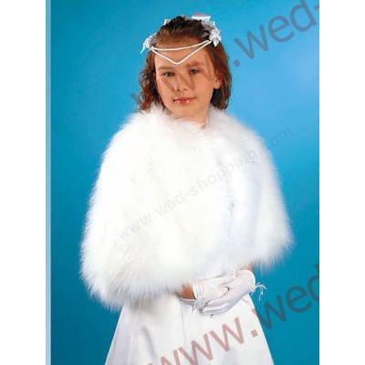 Cape – fourrure Première Communion