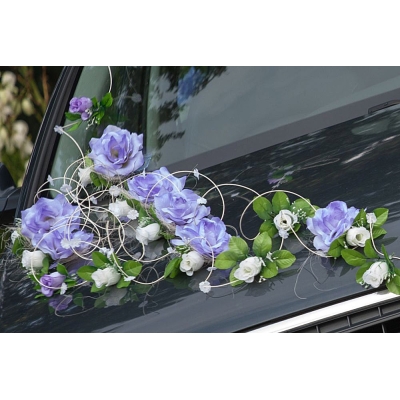 Kit décoration de mariage Bleu roses originale