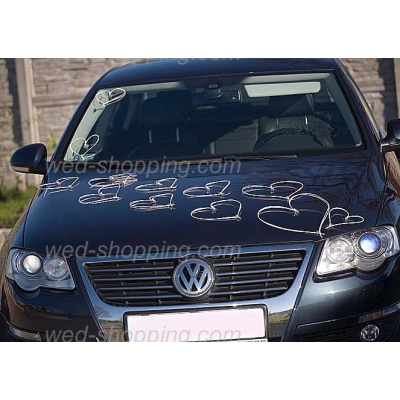 Décoration voiture de Mariage