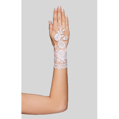 Gants mariage dentelle