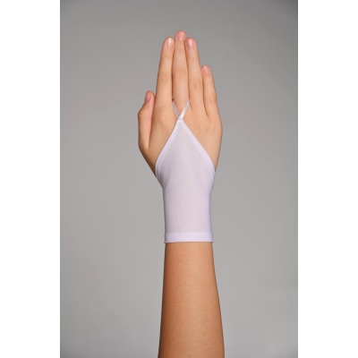 Premiére Communion Gants Satin sans doigts