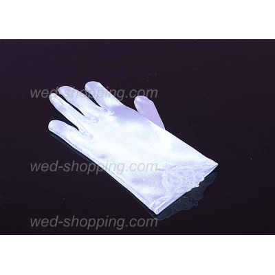 Communion Gants courts avec éléments ornementaux