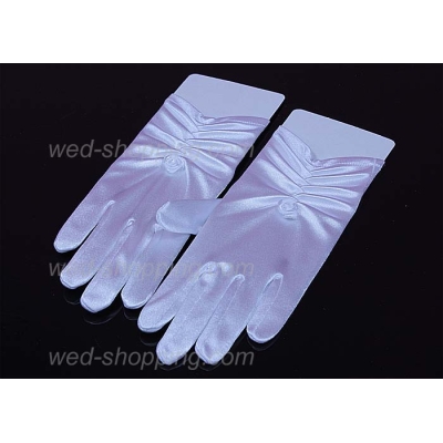 Première communion gants filles avec doigts