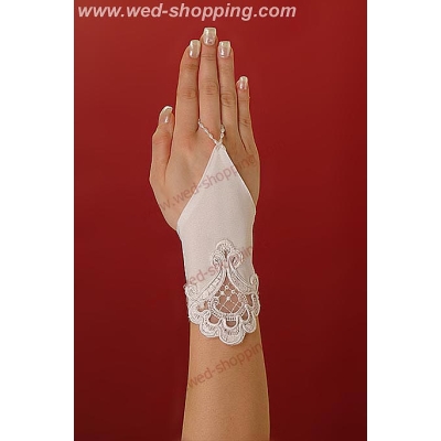 Gants courts avec un élément ornemental