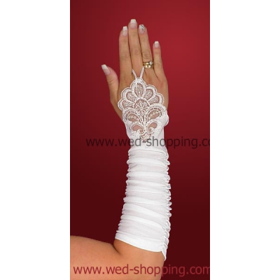 Gants avec strass mariage