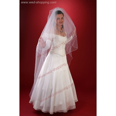 Voile mariage - long