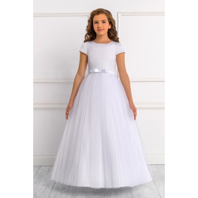 Robe de communion Satin et Tulle