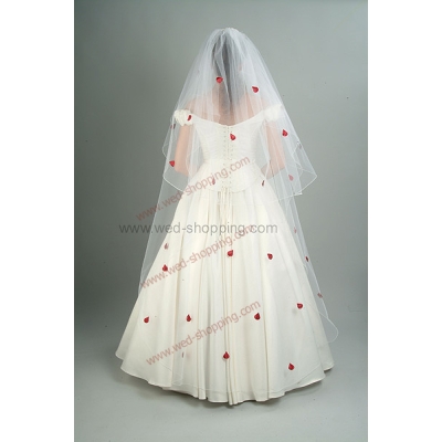 Voile aux pétales de rose