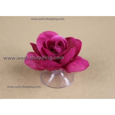 Bourgogne roses  avec des ventouses décoration de voiture balai