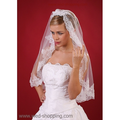 Voile dentelle de mariée