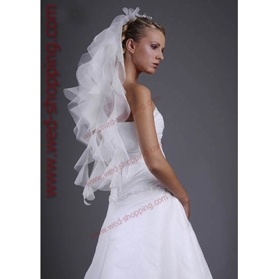 Voile de Mariée avec brocart