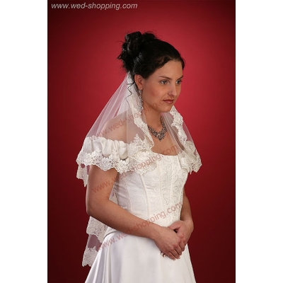 Voile de mariee - or ancien