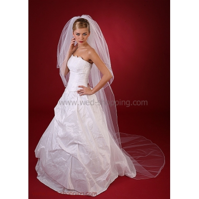 Voile de mariée - 250 cm long