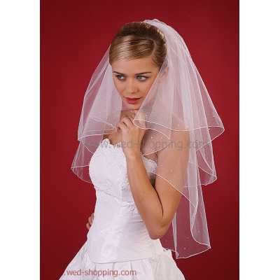 Voile de Mariée avec cristaux de Swarovski