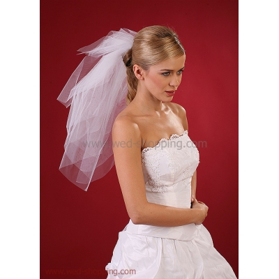 Voile de mariée - coq - tulle