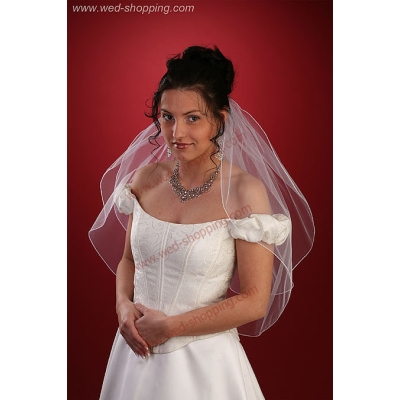 Voile de Mariée avec finition ajourée