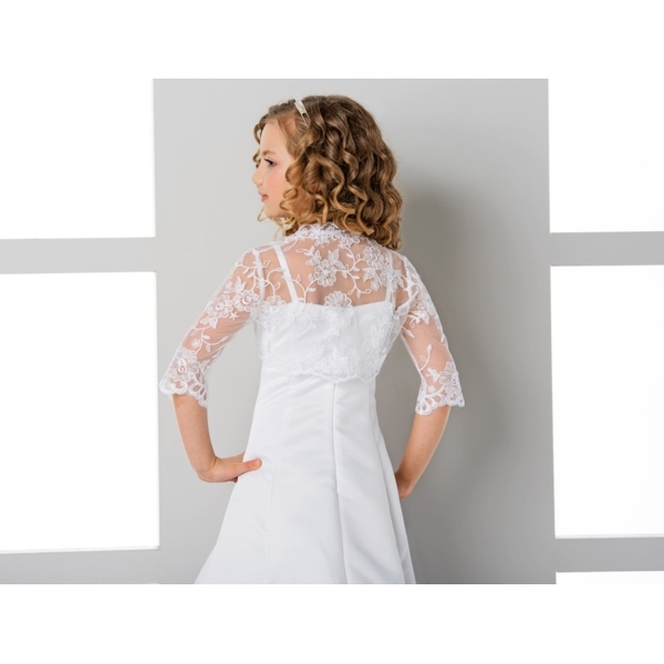 Boléro dentelle enfant