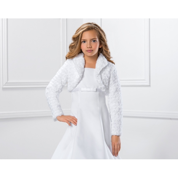 Veste Fausse Fourrure fourrure Première Communion