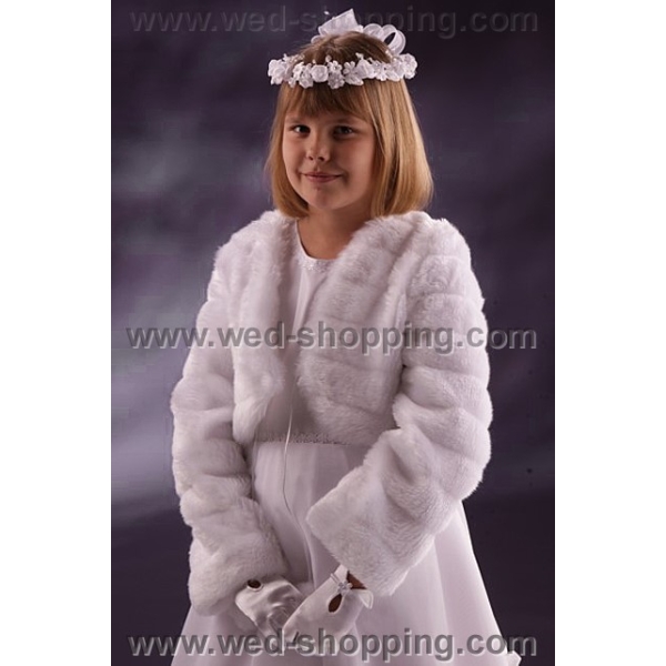 Fourrure Bolero Fille 8-11 Ans