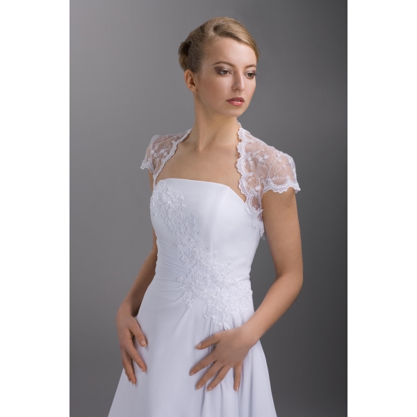 Bolero Mariage - dentelle broderie
