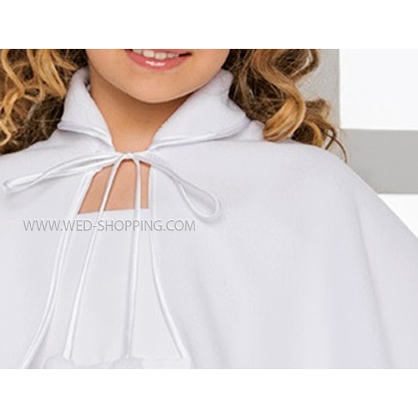 Communion Cape pour fille - polaire