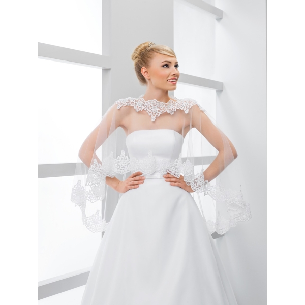 Cape tulle dentelle de mariée