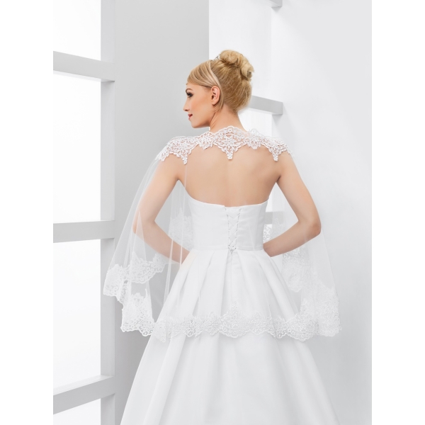 Cape tulle dentelle de mariée