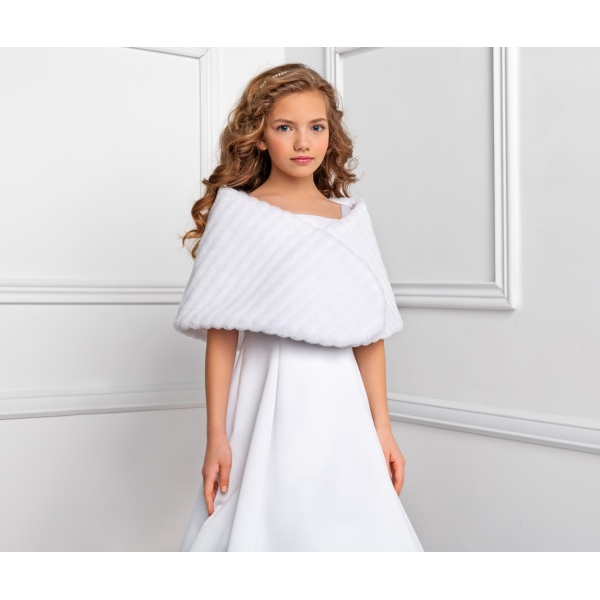 Etole communion fausse fourrure