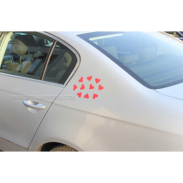 Rouge Coeur magnétique pour voiture