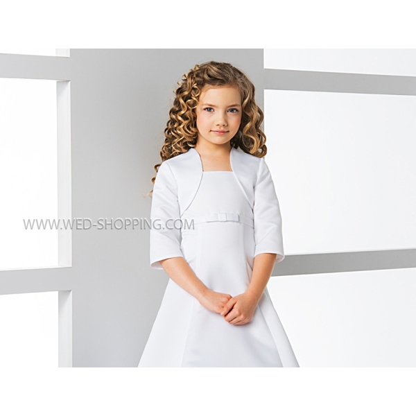 Communion boléro satin
