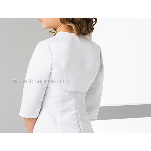 Communion boléro satin