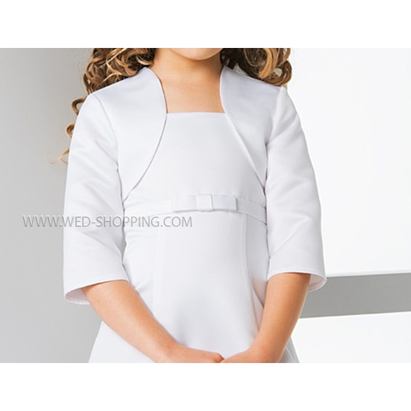 Communion boléro satin