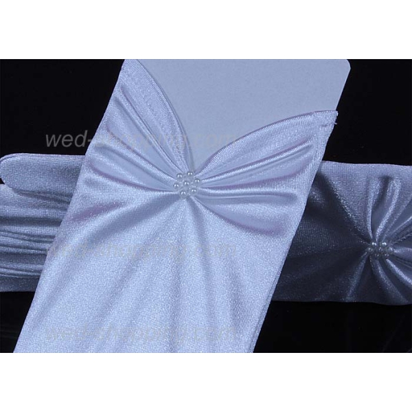 Communion Gants courts blancs