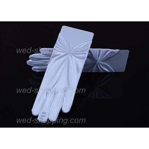 Communion Gants courts blancs