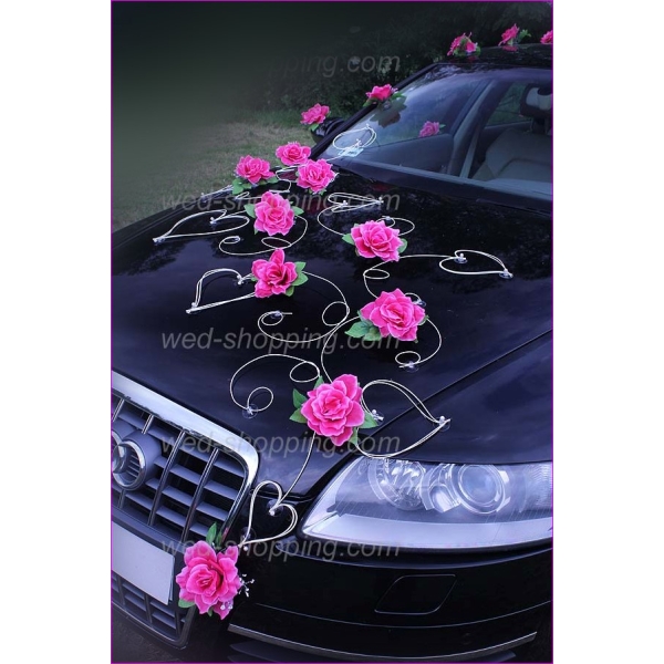 Decor de voiture de mariage
