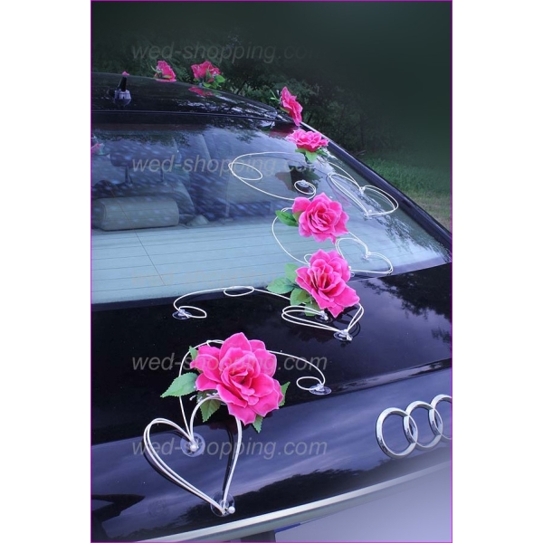 Decor de voiture de mariage