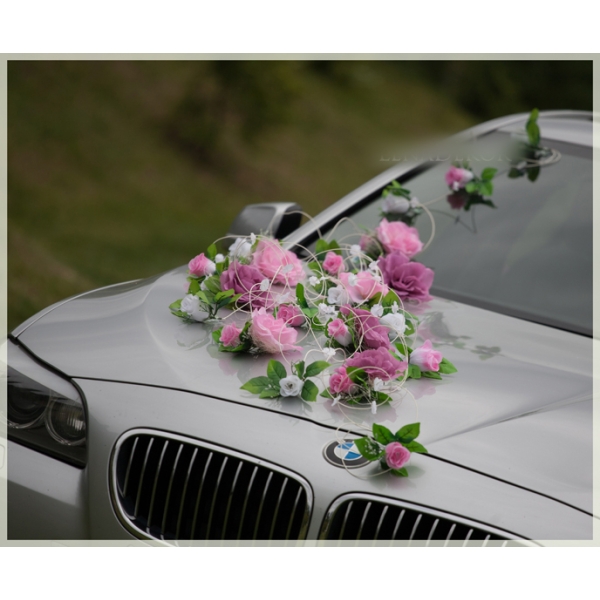 Kira Blanches Kit decoration pour voiture mariage